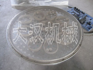 圆形振动筛网架结构
