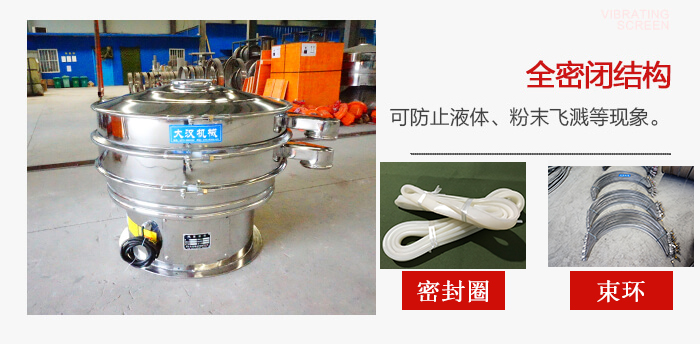 全不锈钢振动筛密封圈束环密封部件展示